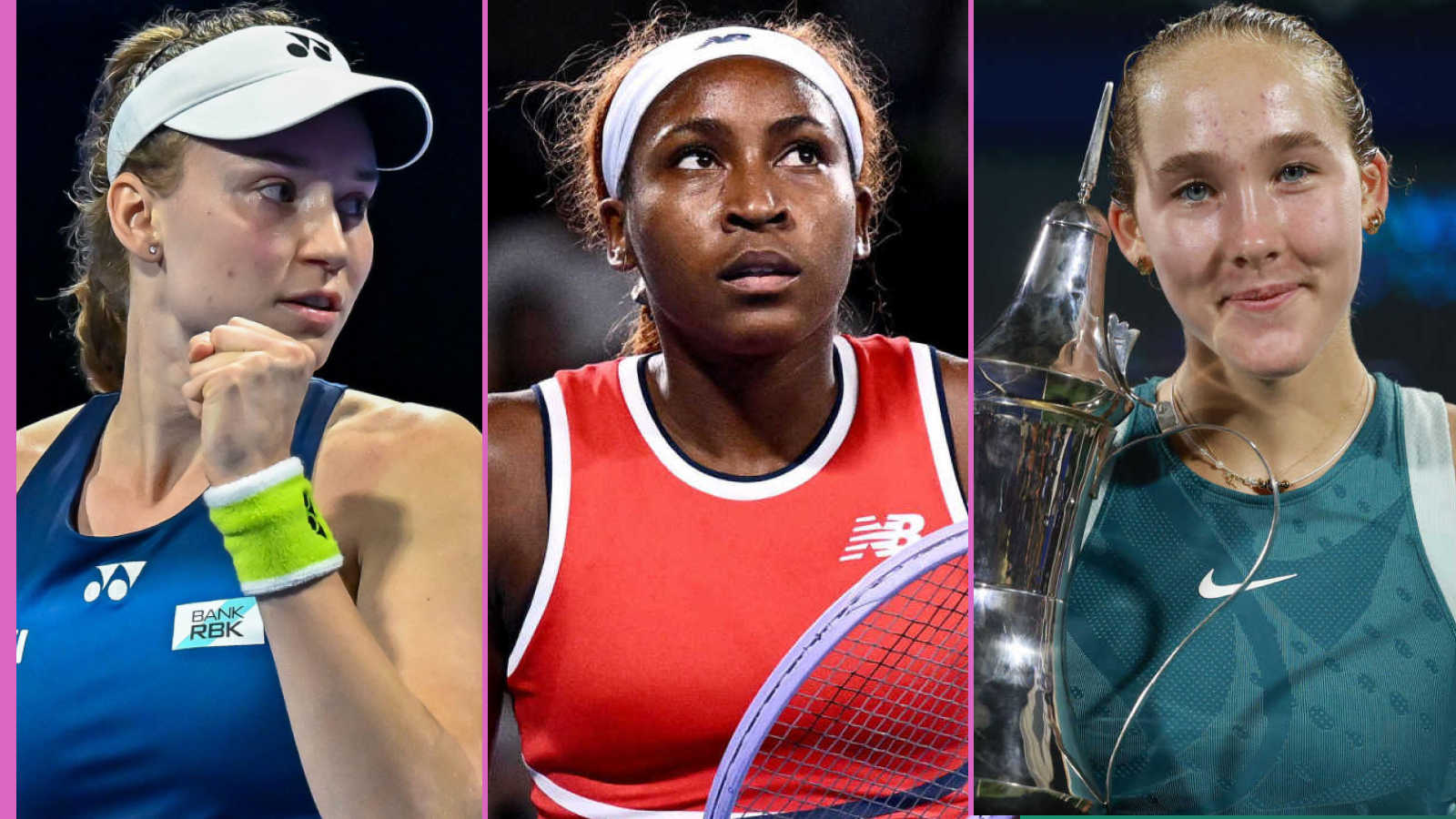 Elena Rybakina, Coco Gauff, Emma Raducanu, Alex Eala et Victoria Mboko : découvrez leurs parcours