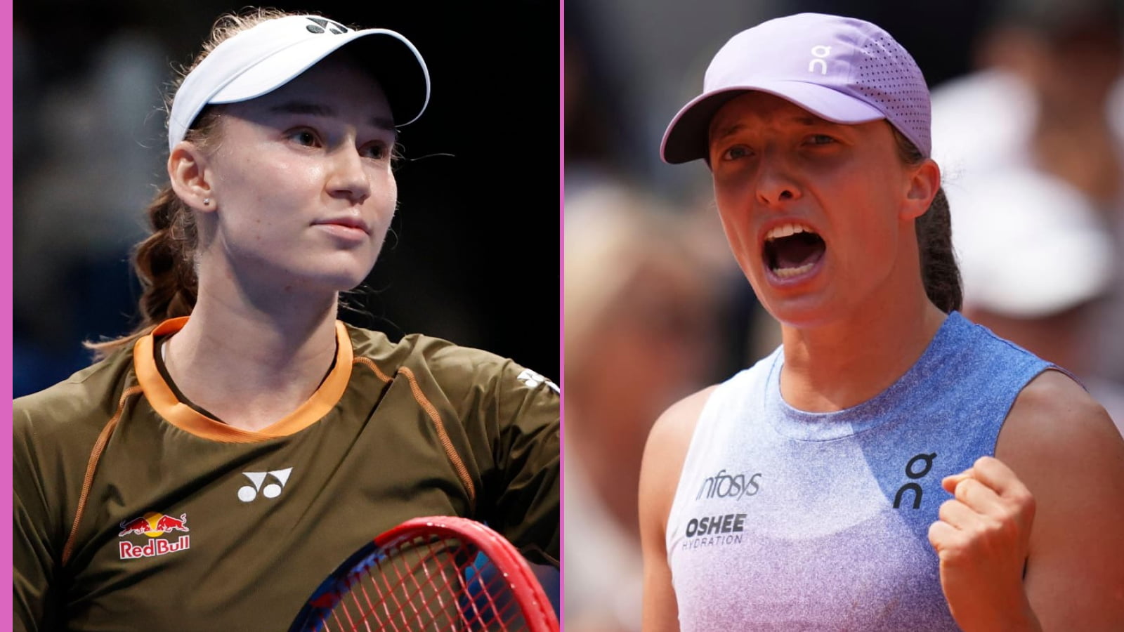 Iga Swiatek et Elena Rybakina se disputent le classement mondial n°2 à Doha