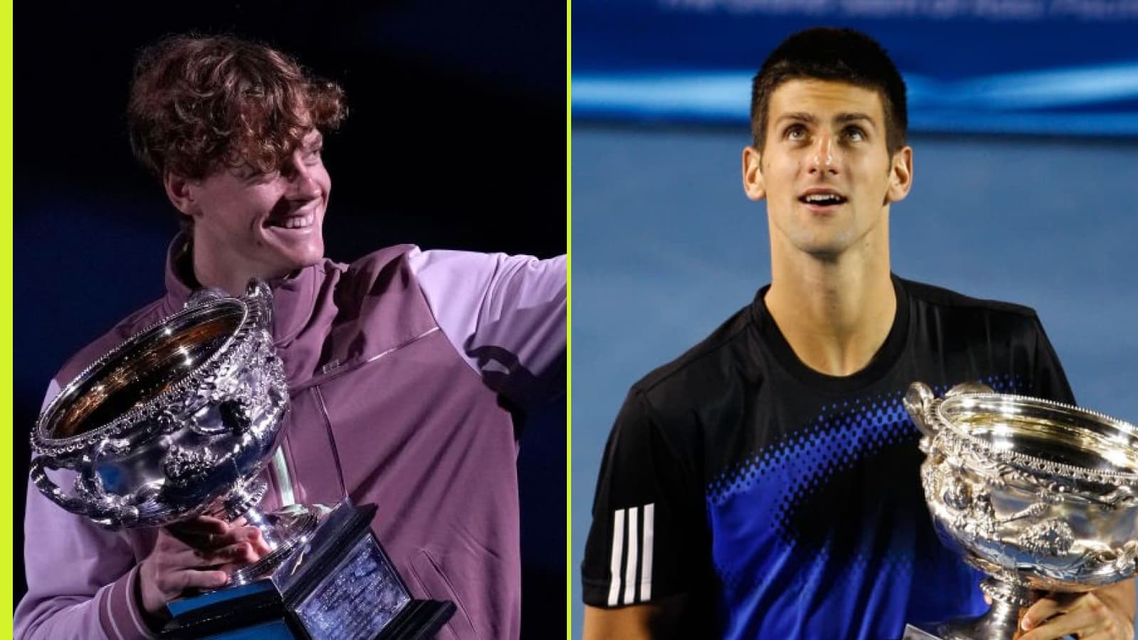 Les 10 plus jeunes champions masculins : Alcaraz rejoint Djokovic et Sinner