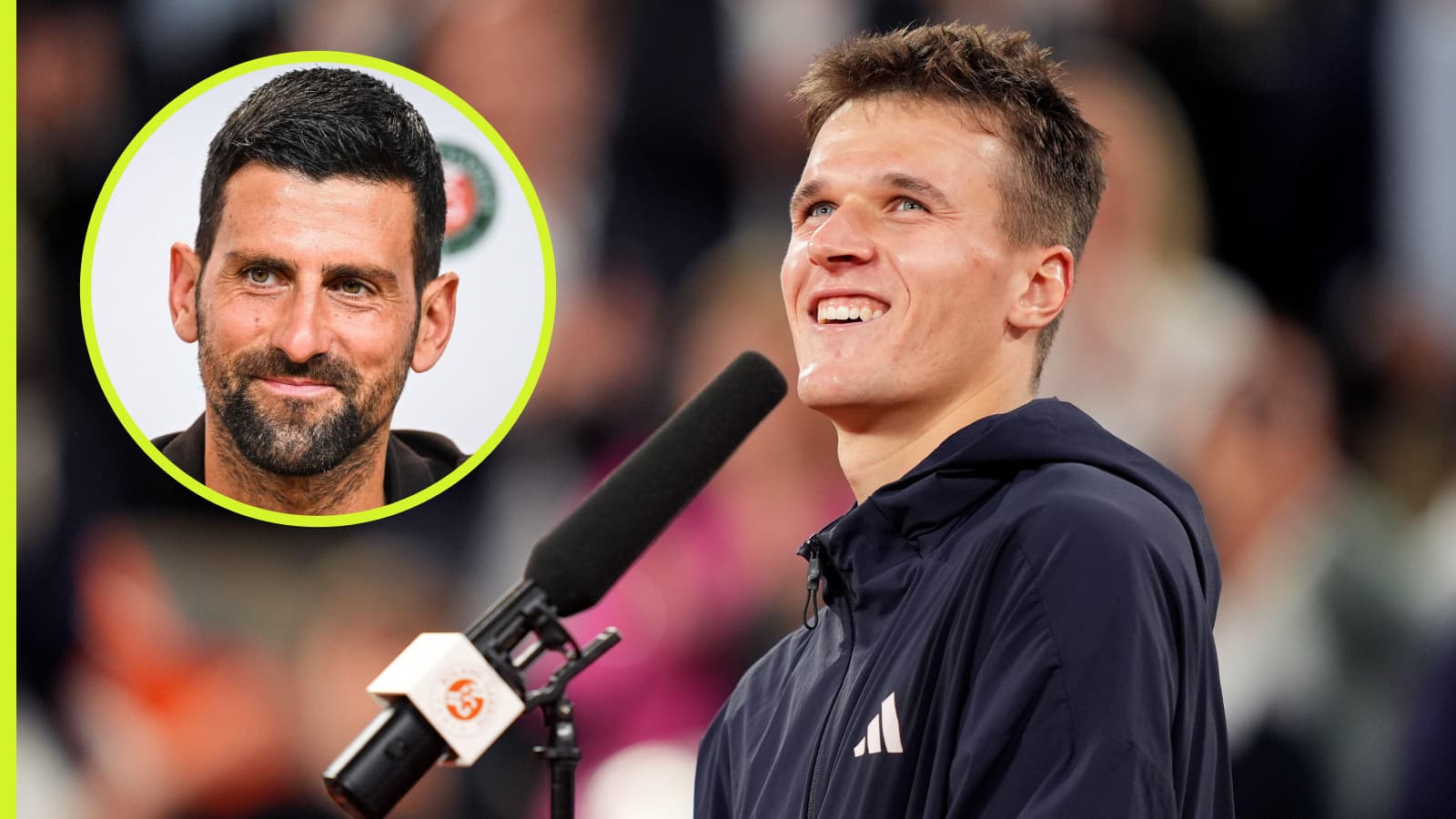Roland-Garros : Jakub Mensik reçoit un message de Novak Djokovic avant l'affrontement contre Alexander Zverev