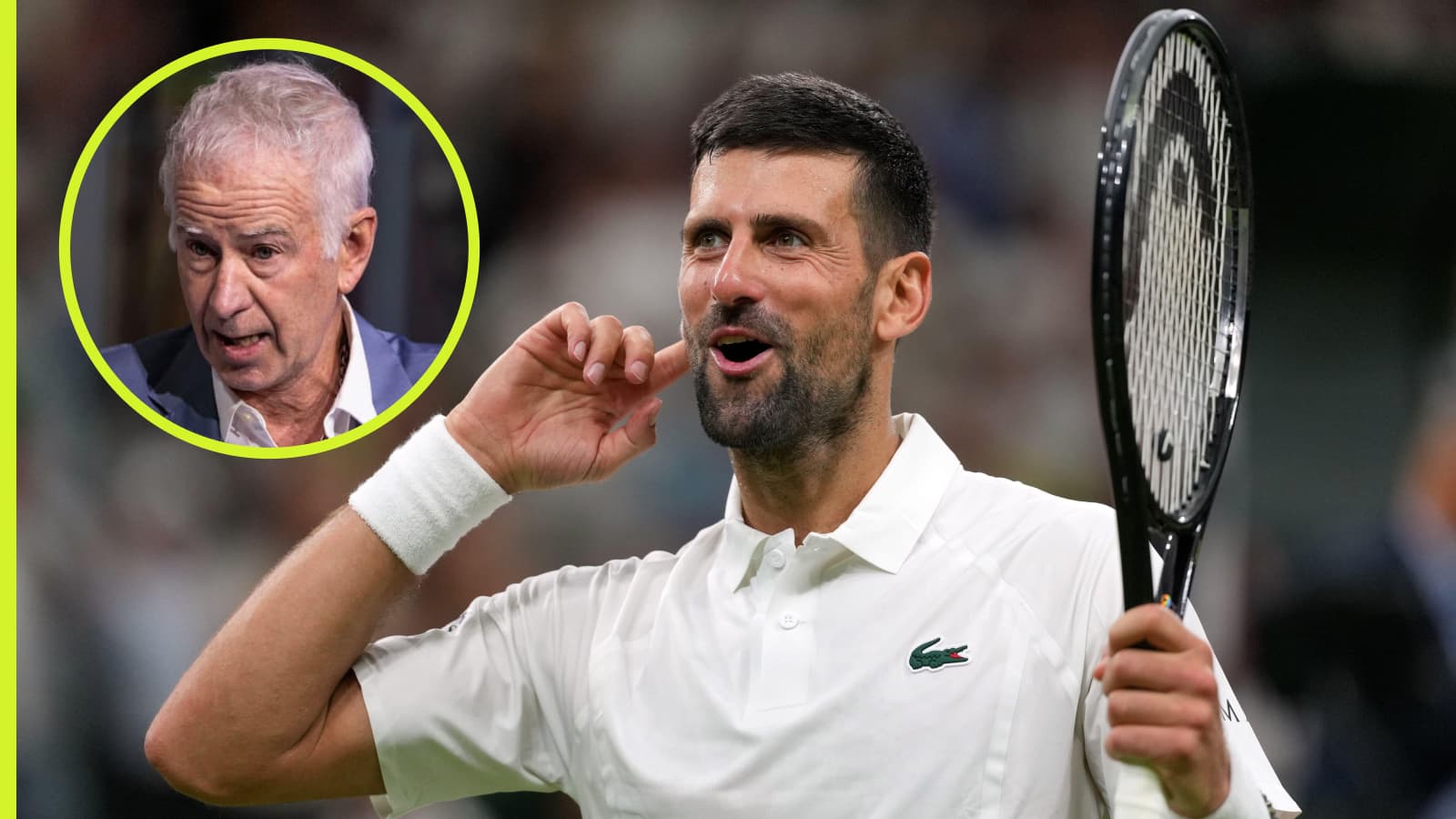 Wimbledon : Novak Djokovic accusé d’avoir simulé une blessure par John McEnroe après une frayeur