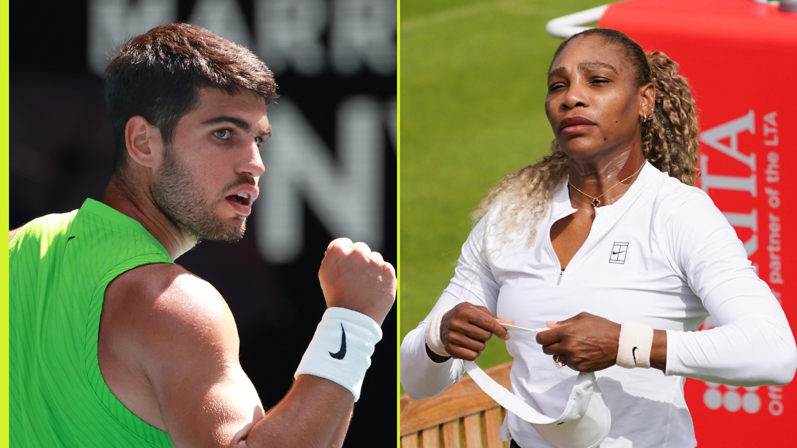 Carlos Alcaraz et Serena Williams officiellement confirmés pour le double mixte de l'US Open