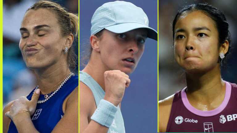 Classements WTA Cincinnati : gagnants et perdants, Sabalenka et Rybakina en difficulté, Swiatek évite le pire, Eala atteint un nouveau sommet, Raducanu perd 9 places