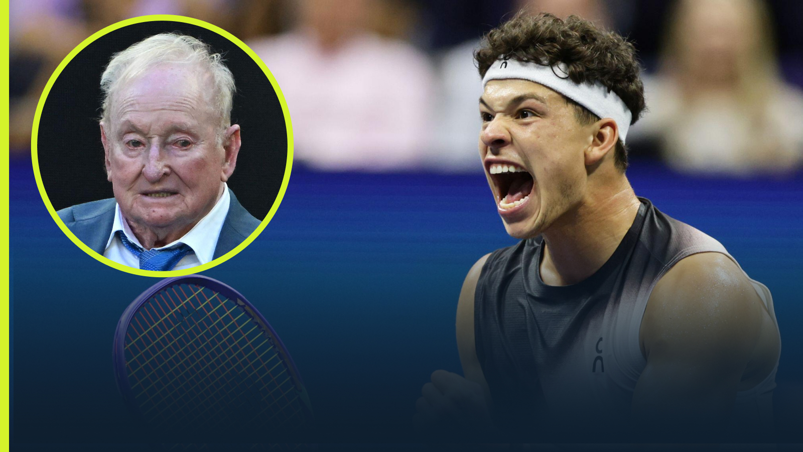 Ce que Rod Laver a dit sur Ben Shelton en 2023 après sa victoire contre Carlos Alcaraz