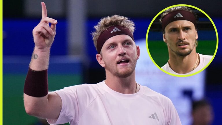 Alejandro Davidovich Fokina s'exprime après sa victoire contre Alexander Zverev au Shanghai Masters