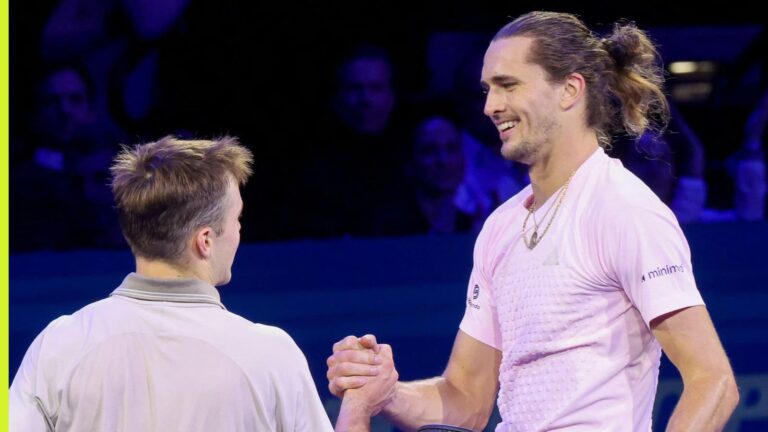 Alexander Zverev envoie un message à Arthur Fery après l'avoir battu à l'Open de Vienne