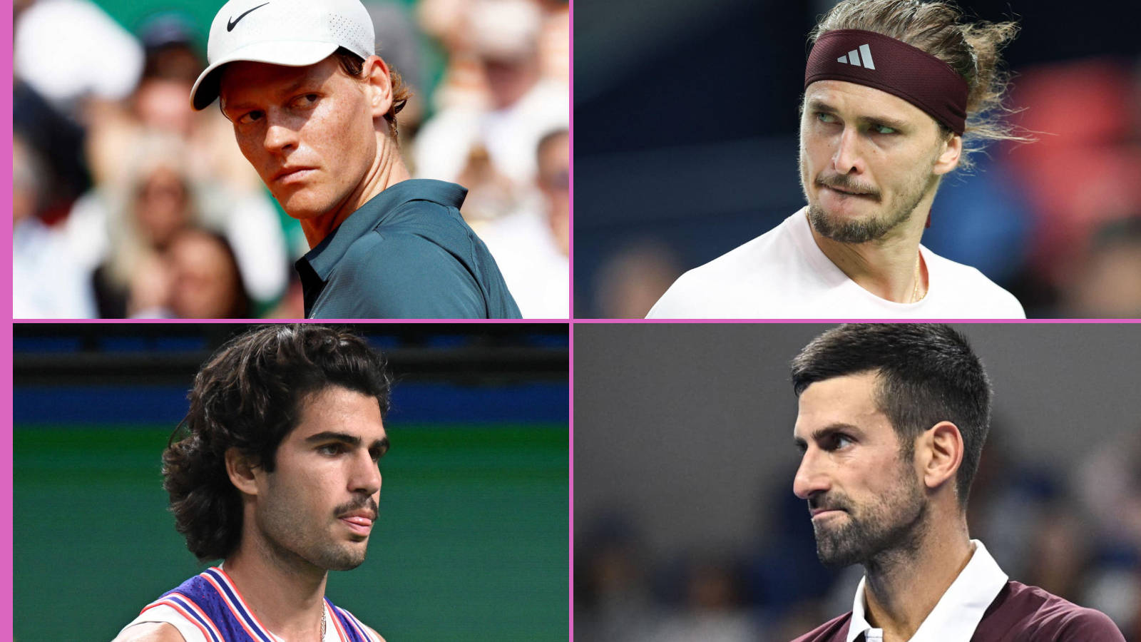 Classements ATP : Combien de points Sinner, Zverev, Alcaraz, Shelton et Djokovic perdront-ils la semaine prochaine ?