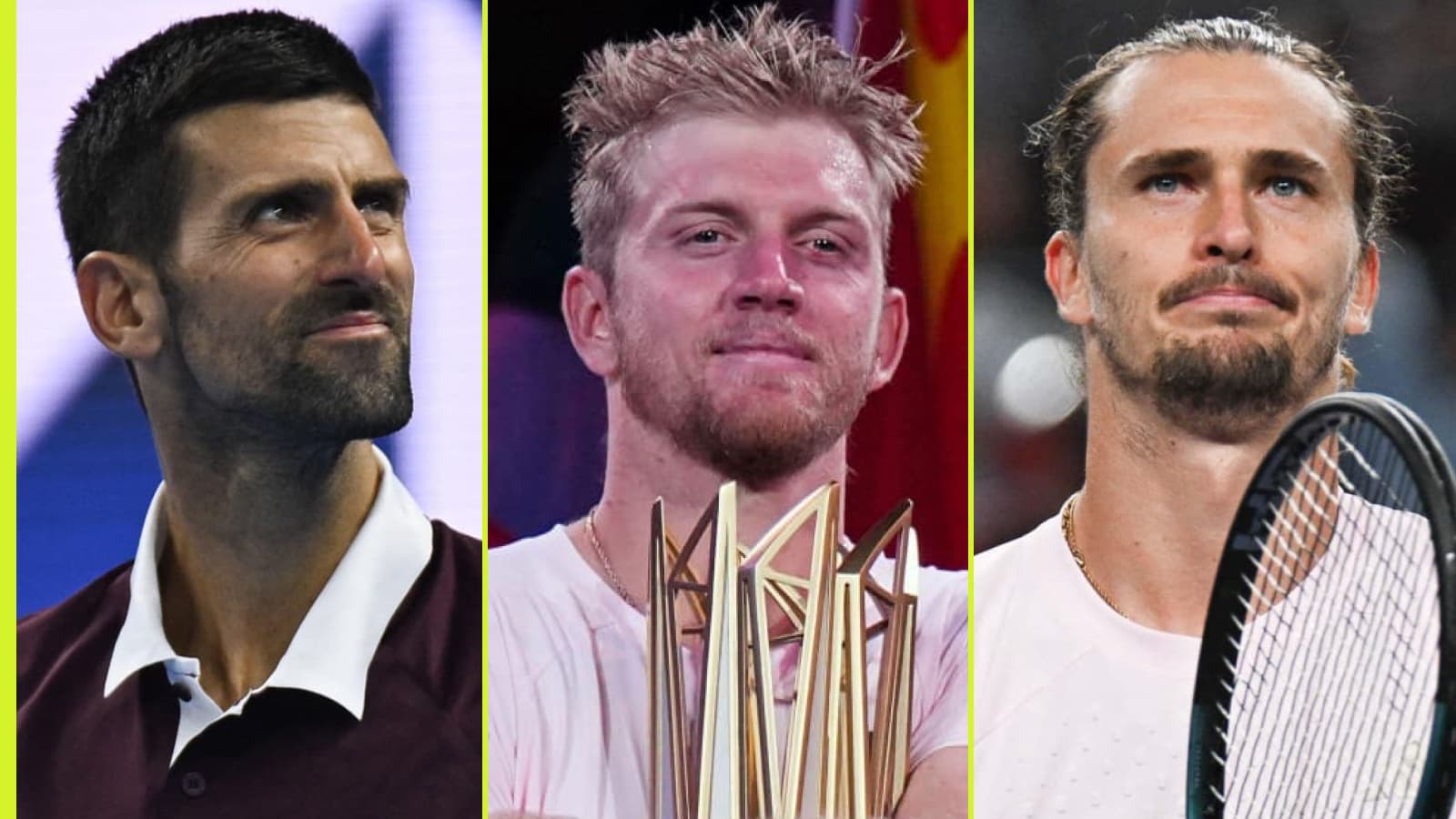 Classements ATP : Djokovic perd 4 places, Zverev se rapproche de Sinner, Davidovich Fokina progresse de 13 places, Jodar atteint un jalon